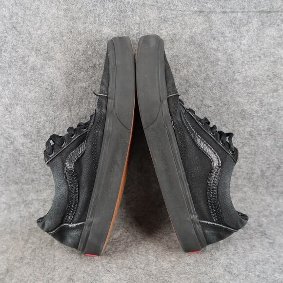 Vans Shoes Womens 7 Sneakers Old Skool Casual Skate Canvas Black Trainer Lace Up - Picture 10 of 12